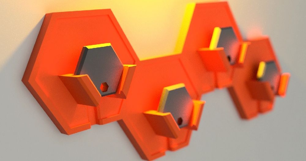 (ВСЯКАКВИ ЦВЕТОВЕ) Практична Закачалка за Ключове с Ключодържатели