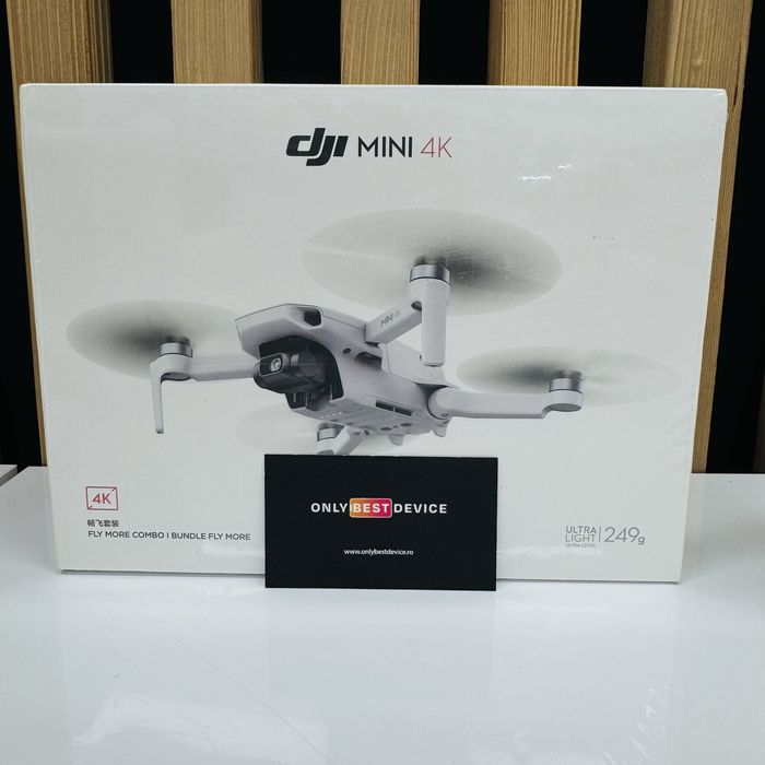 Drona DJI Mini 4K Fly More Combo Ultra Light 249g