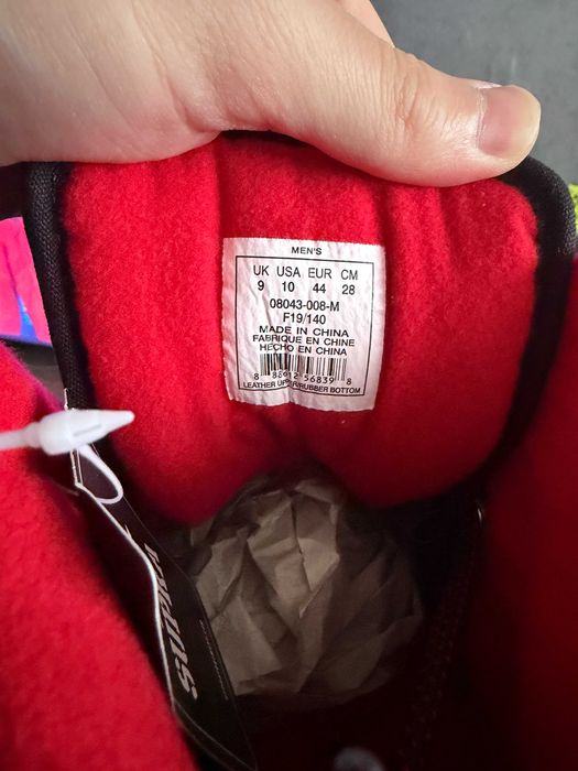 Supra Vaider CW нови мъжки кецове черно и червено
