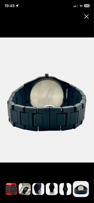 Часы CASIO черные минималистические