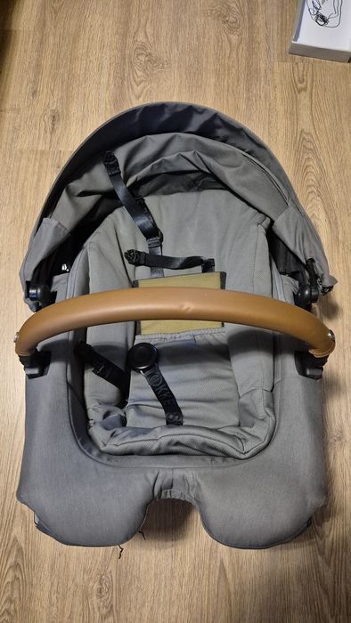 Бебешка количка Stokke Xplory X, сива + бебешки кош