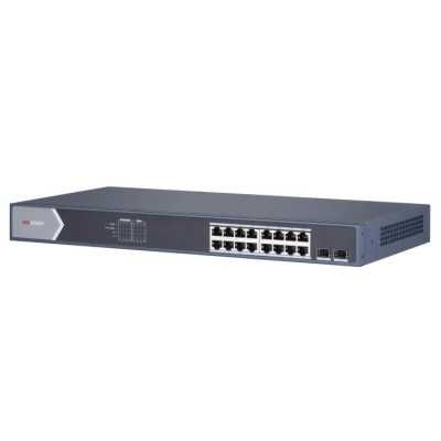 Коммутатор Hikvision DS-3E0518P-E/M, PoE для видеонаблюдения