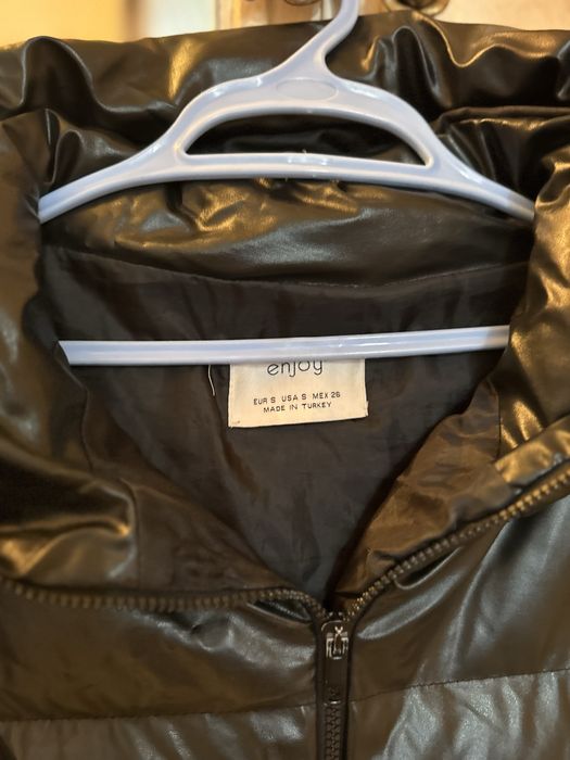 Зимняя кожаная куртка