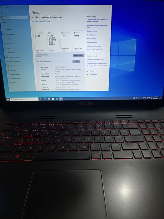 asus rog gl752vw