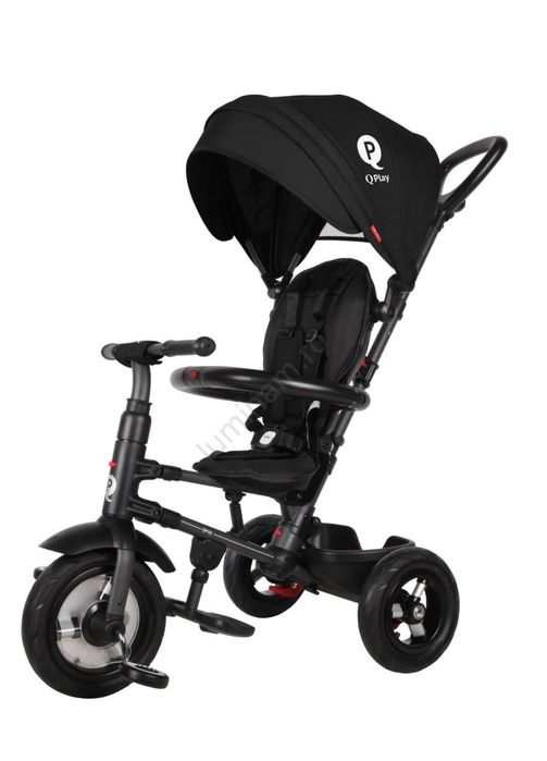 Tricicleta trotineta  cu roti de cauciuc Qplay Rito Rubber
