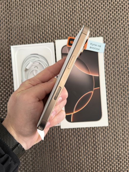 ЛИЗИНГ*30€/м iPhone 16 pro*Desert Titanium айфон 16 про златен