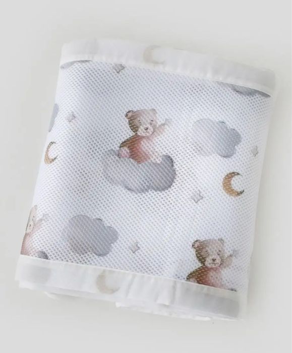 Бортики в кроватку, сетка