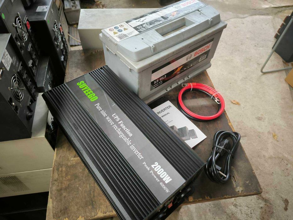 ЮПС-4000W+акумулатор 100ач,UPS-4000W,аварийно захранване и мн.др предл