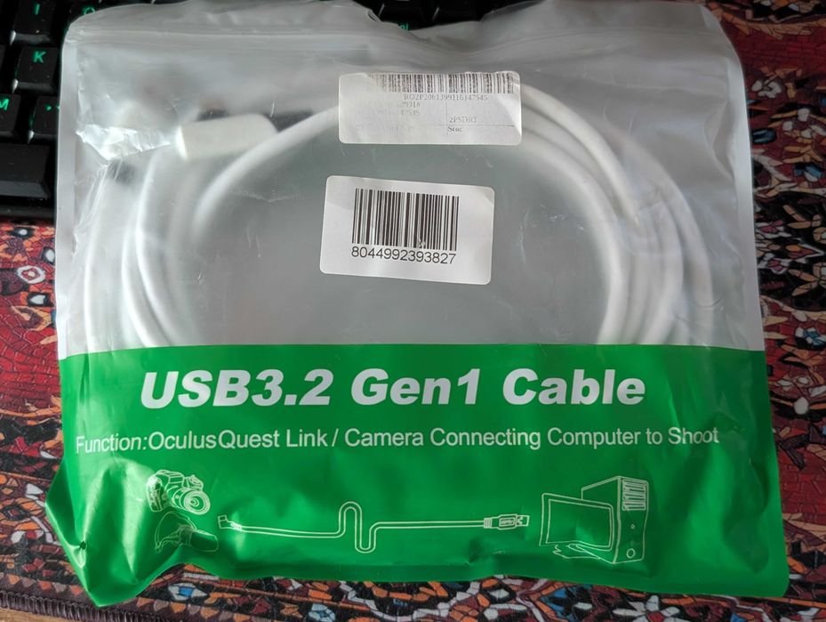 Cablu USB-C 5m (pentru VR, Quest, etc.)