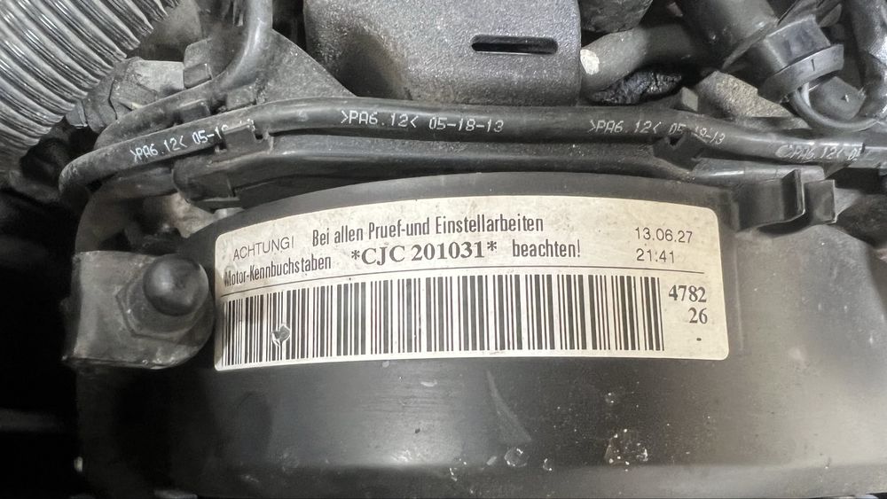 Motor Audi 2.0 tdi 150cp cod motor CJC - CJCD