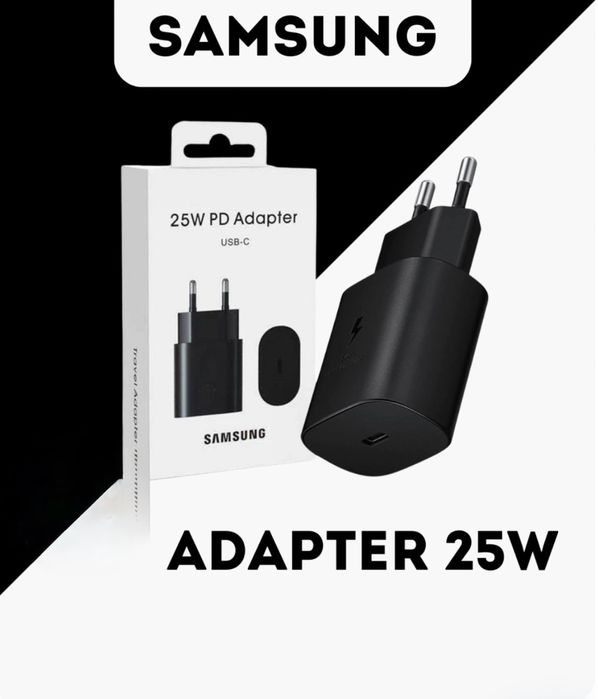 Samsung adapter zaryadka orginal 25W | оргинальное зарядное устройство