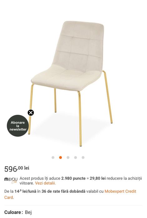 Set de 4 scaune dining