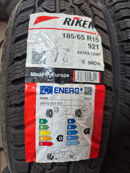 Anvelope M+S IARNA - 185/65/15 92T - RIKEN - NOU - DOT 2021 ! SUPER PRET !!!