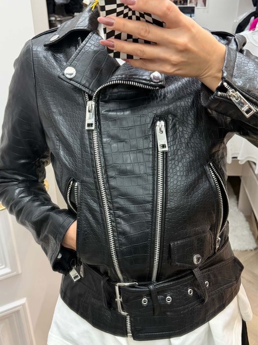 Кожаная куртка Michael kors