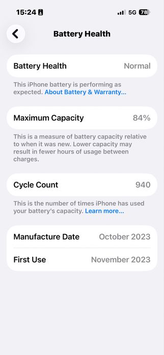 Продава се iphone 15 pro 256 gb