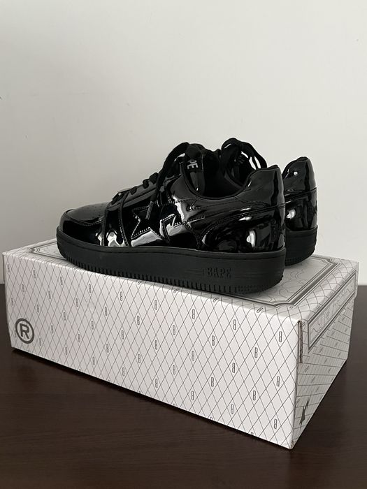 Vand pereche  BAPESTA low patent black