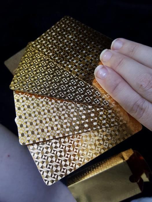 карти за игра златни покер пластик