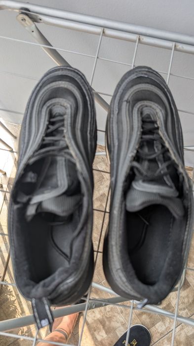 Nike air max 97 triple black и кецове Nike flystepper