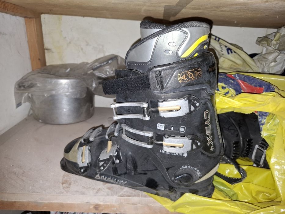 Горные лыжи DYNASYAR с ботинками.