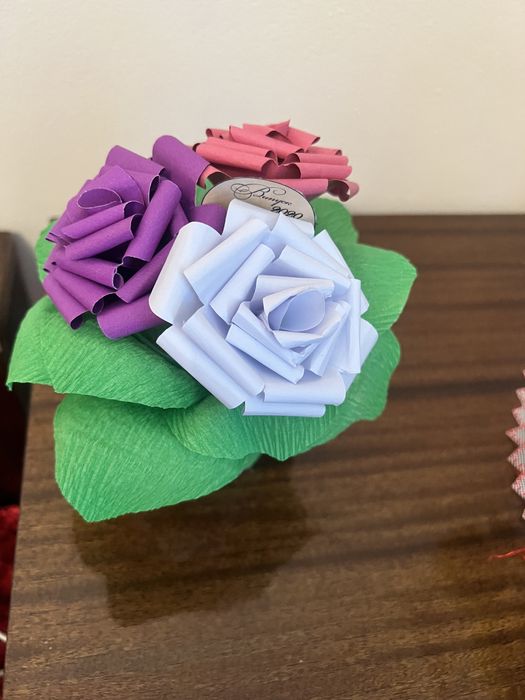 Хартиени цветя за декорация