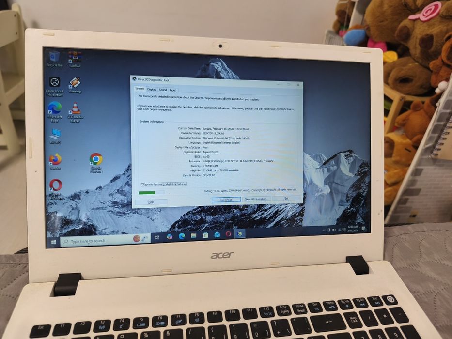 Laptop nou gaming  Acer i5 Ram 8Gb video 4Gb ssd Win 10 office ROBLOX