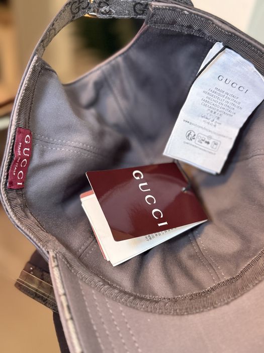 Șapcă Gucci GG – model elegant – gri/taupe