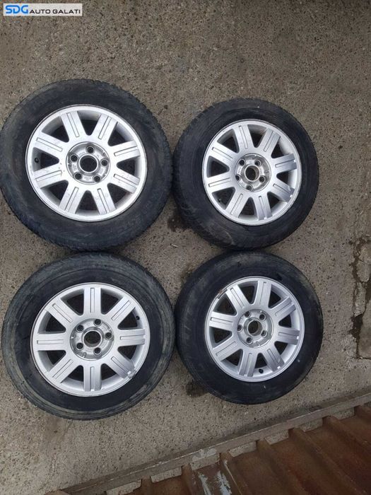 Set 4 Jante Roti Aliaj 5x112 195 65 R15 7JX15H2 ET45 Seat Leon 1P 2005 - 2009 Cod 4B0601025B