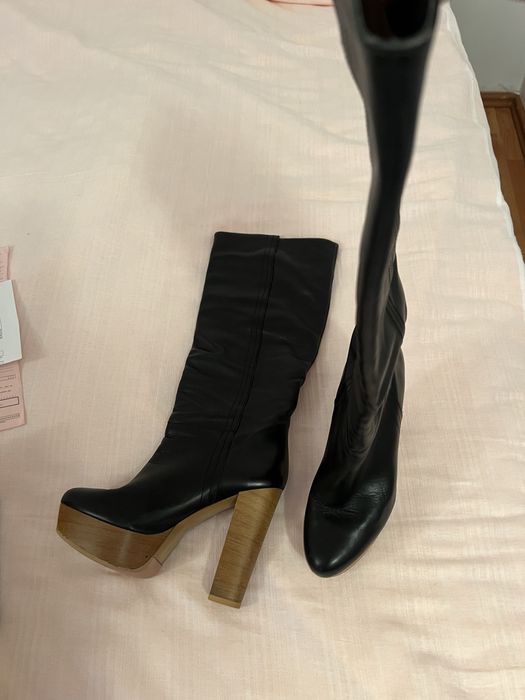 Cizme lungi negre 37
