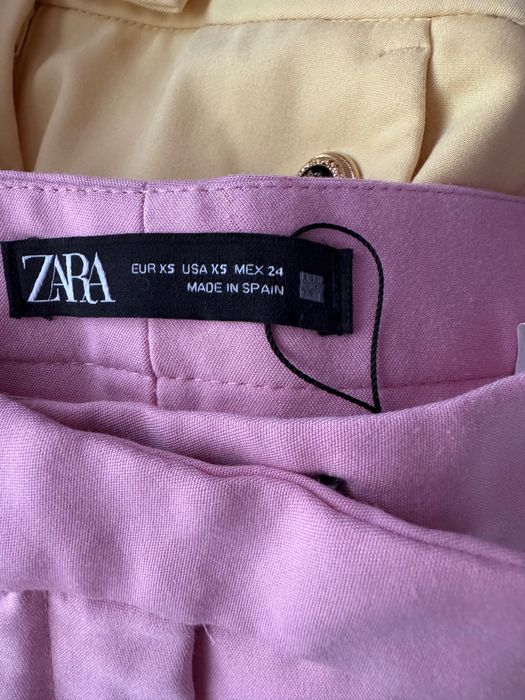 Панталон Zara в жълто и розово