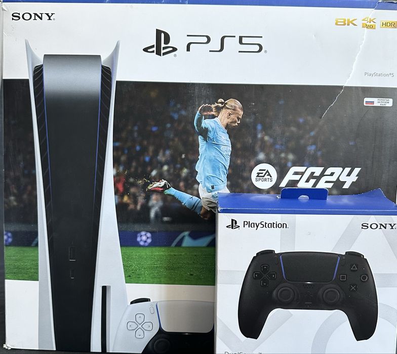 Play station 5. Ps5. С играми. 2 геймпада