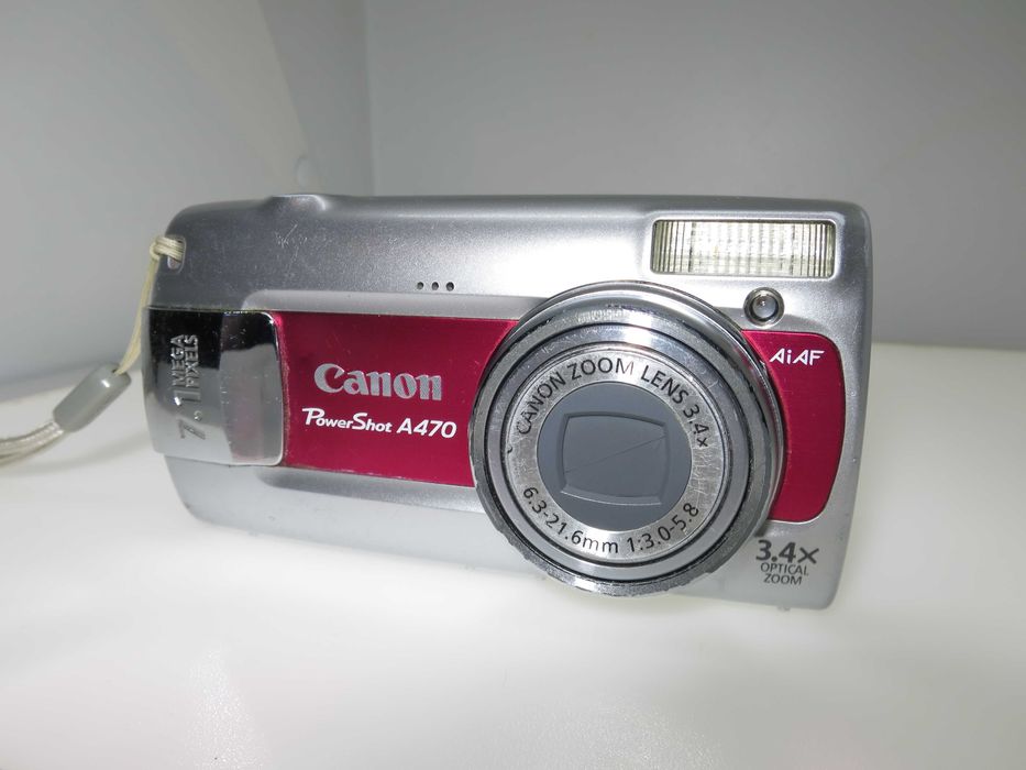 Фотоапарат Canon PowerShot A470 розов ретро цифрова камера снима супер