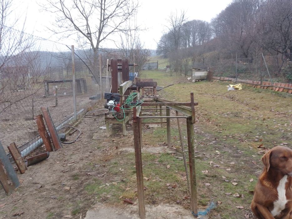 Vand circular cu 2 panze (gater) pentru facut cherestea din busteni