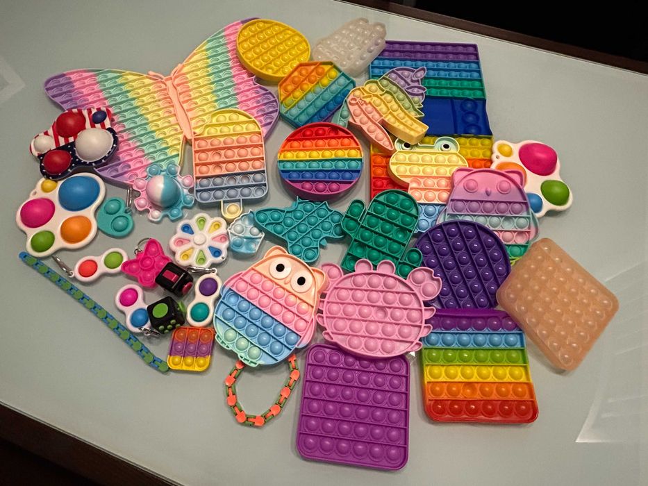 Комплект Pop It / Fidget играчки – 34 бр.