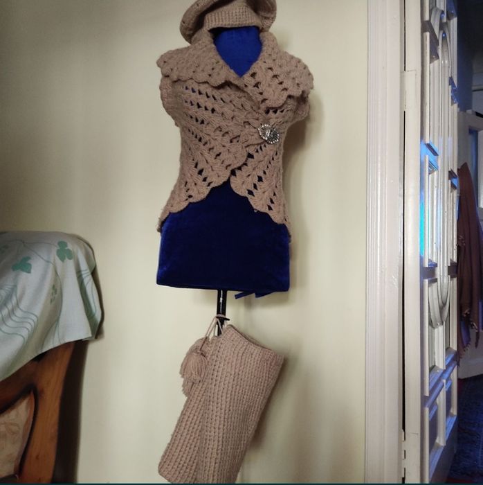 Комплект тёплый болеро