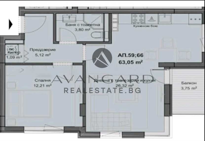 Продава се Двустаен апартамент в Пловдив, Кючук Париж - 73 кв.м за 1537 €/кв.м - Снимка #3