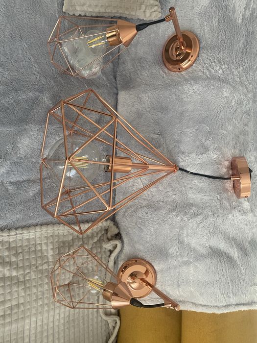 Set Lustra Pendul tavan si perete