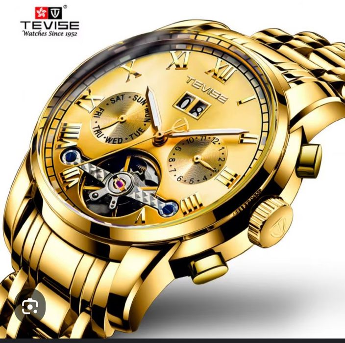 мужские  часы, оригинал фирма Tevise, автоподзавод