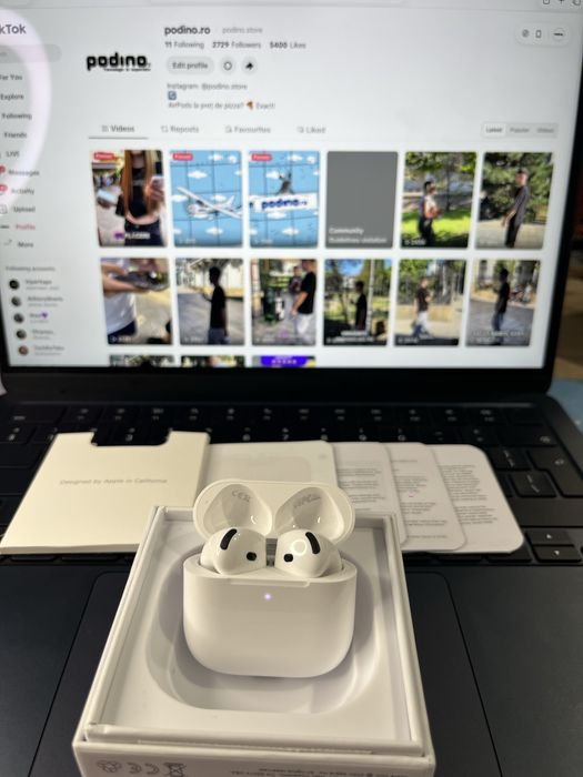 Caști Apple AirPods 4