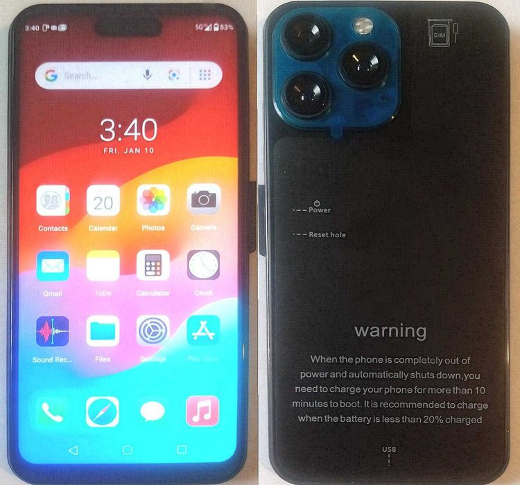 Смартфон I15 PRO MAX, 6.7”, RAM 6GB, КАМЕРА 50 MP