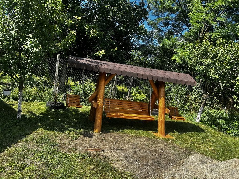 Leagan Rustic cu 2 pui