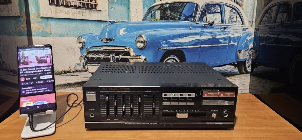 Amplificator statie Fisher CA M 23 cu egalizator