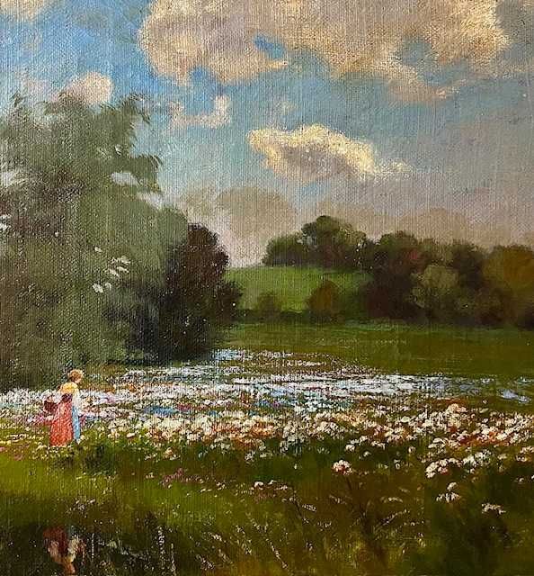 Tablou VECHI, MARE 100x70cm+R, AUTENTIC Tordai Székely (1890-1940) u/p