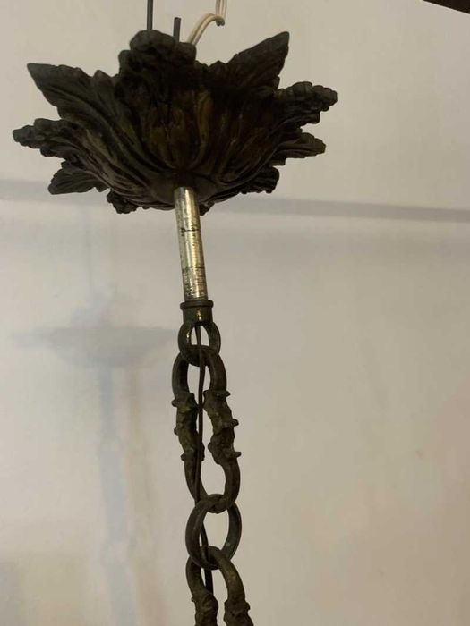 Aplica tava din bronz cu sticla cristal