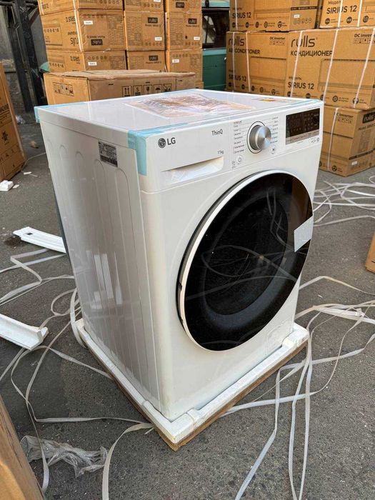 Стиральная машина LG 11 кг TW4V5ES0W Inverter AI DD Steam ThinQ