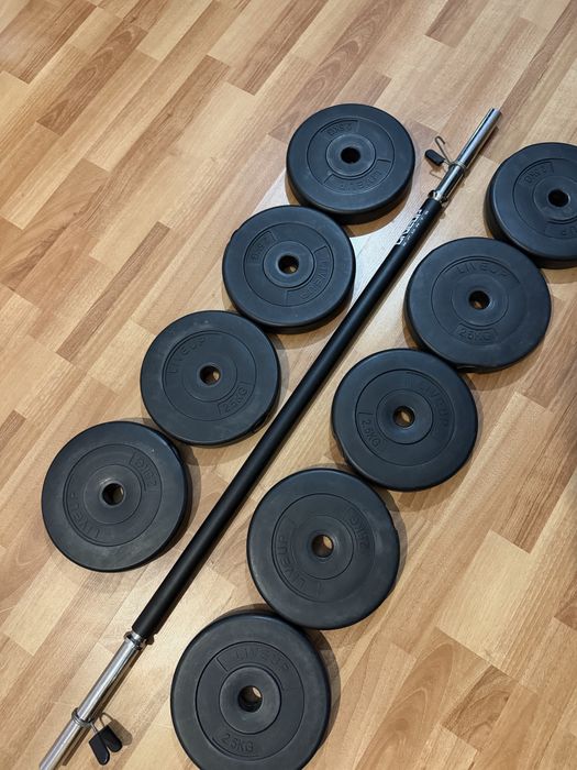 Щанга с килограми