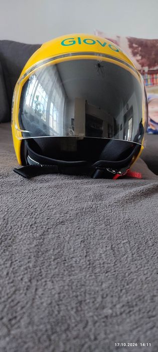 Casca moto scuter glovo