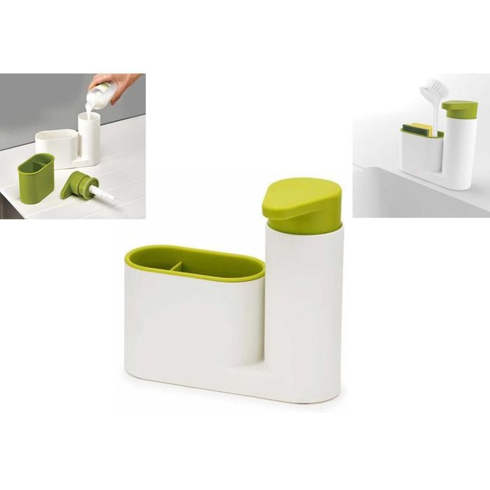 Organizator cu dispenser pentru chiuveta 2 in1