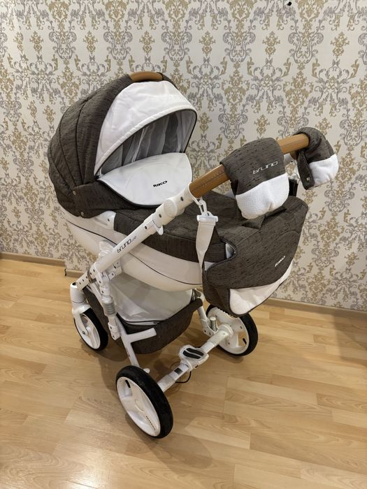 Riko Bruno luxe  3в 1 коляска детская Польша