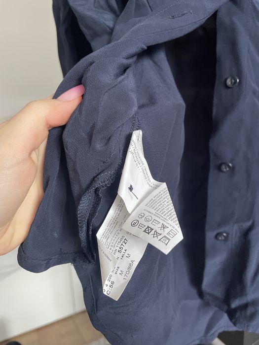 Camasa casual bleumarin Mango