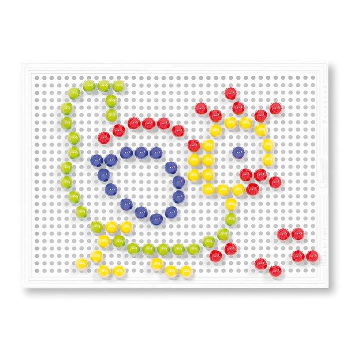 Детска мозайка с пинчета (пегборд), 3–6 г. FantaColor Basic 100